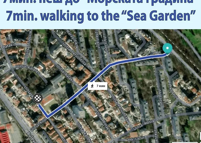 Lazur - Sunny Flat Daire