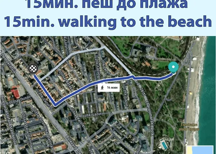 Lägenhet Lazur - Sunny Flat