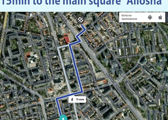 Lazur - Sunny Flat Lägenhet Burgas